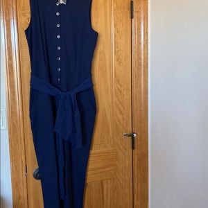 VENUS Navy Jumpsuit!